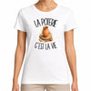 T-shirt Femme Blanc La poterie c'est la vie