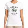 T-shirt Femme Blanc La vie de bureau c'est la vie