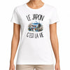 T-shirt Femme Blanc Le Japon c'est la vie