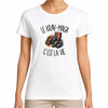 T-shirt Femme Blanc Le krav-maga c'est la vie