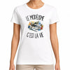 T-shirt Femme Blanc Le modélisme c'est la vie