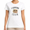 T-shirt Femme Blanc Le scrapbooking c'est la vie