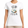 T-shirt Femme Blanc Les BD c'est la vie