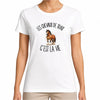 T-shirt Femme Blanc Les chevaux de trait c'est la vie
