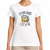 T-shirt Femme Blanc Les mots croisés c'est la vie