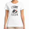 T-shirt Femme Blanc L'escrime c'est la vie
