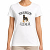 T-shirt Femme Blanc Mon Beauceron c'est ma vie