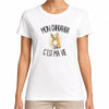T-shirt Femme Blanc Mon Chihuahua c'est ma vie