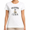 T-shirt Femme Blanc Mon Dalmatien c'est ma vie
