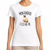 T-shirt Femme Blanc Mon Ragdoll c'est ma vie