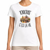 T-shirt Femme Blanc Toulouse c'est la vie