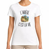 T-shirt Femme Blanc L’Ariège c’est la vie