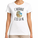 T-shirt Femme Blanc L’Australie c’est la vie