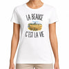 T-shirt Femme Blanc La Beauce c’est la vie