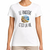 T-shirt Femme Blanc Le Finistère c’est la vie