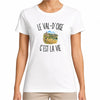 T-shirt Femme Blanc Le Val-d’Oise c’est la vie