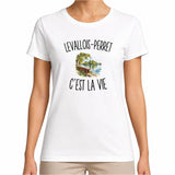 T-shirt Femme Blanc Levallois-Perret c’est la vie