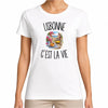 T-shirt Femme Blanc Lisbonne c’est la vie
