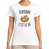 T-shirt Femme Blanc Perpignan c’est la vie