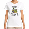 T-shirt Femme Blanc Pessac c’est la vie