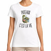 T-shirt Femme Blanc Puteaux c’est la vie