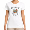 T-shirt Femme Blanc Saint-Jean-de-Luz c’est la vie