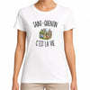 T-shirt Femme Blanc Saint-Quentin c’est la vie