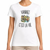 T-shirt Femme Blanc Vannes c’est la vie