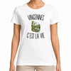 T-shirt Femme Blanc Vincennes c’est la vie