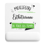 Tapis de souris ergonomique avec repose-poignet, accessoire bureau pour femme et homme, fête des pères, cadeau pas cher, idée cadeau fête des mères, secret santa, départ à la retraite, télétravail et gaming
