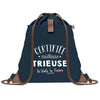 sac a dos femme bleu coton recycle avec pochette cadeau original pour collegue amie prof ou soeur idee cadeau femme noel anniversaire secret santa ou depart a la retraite sac pratique chic et ecoresponsable design breton elegant