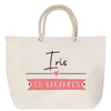 Sac Fête des Mères Mamie Famille Idée Cadeau anniversaire Noël Travail Boulot Métier Départ Retraite Collègue Femme cabas shopping plage