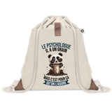 Sac à dos avec pochette Psychologue Panda Grain