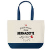 Sac de shopping bleu Bazar d'une Bernadette d'amour