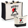 Cabas homme ou femme sac plage ou shopping tote bag pochette trousse Idée cadeau original pour anniversaire Noël travail départ retraite collègue famille fete des mères fetes des pères papa maman mamie papi