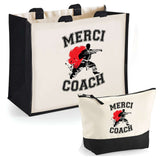 Cabas homme ou femme sac plage ou shopping tote bag pochette trousse Idée cadeau original pour anniversaire Noël travail départ retraite collègue famille fete des mères fetes des pères papa maman mamie papi