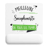 Tapis de souris ergonomique avec repose-poignet, accessoire bureau pour femme et homme, fête des pères, cadeau pas cher, idée cadeau fête des mères, secret santa, départ à la retraite, télétravail et gaming
