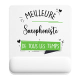 Tapis de souris ergonomique avec repose-poignet, accessoire bureau pour femme et homme, fête des pères, cadeau pas cher, idée cadeau fête des mères, secret santa, départ à la retraite, télétravail et gaming