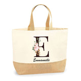 Sac Jute Fête des Mères Fêtes des Pères Mamie Papi Famille Idée Cadeau anniversaire Noël Travail Boulot Métier Départ Retraite Collègue Femme Homme