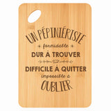 Planche bambou gravée personnalisée homme idée cadeau Fête des Pères apéro 30×20 prénom cuisine plateau fromage anniversaire noel papa papi 