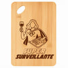Planche bambou gravée personnalisée femme idée cadeau Fête des Mères apéro 30×20 prénom cuisine plateau fromage anniversaire noel maman mamie