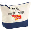 Pochette Trousse Fête des Mères Fêtes des Pères Mamie Papi Famille Idée Cadeau anniversaire Noël Travail Boulot Métier Départ Retraite Collègue Femme Homme