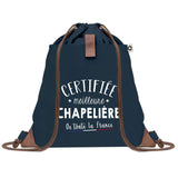 sac a dos femme bleu coton recycle avec pochette cadeau original pour collegue amie prof ou soeur idee cadeau femme noel anniversaire secret santa ou depart a la retraite sac pratique chic et ecoresponsable design breton elegant