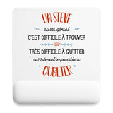 Tapis de souris ergonomique avec repose-poignet, accessoire bureau pour femme et homme, fête des pères, cadeau pas cher, idée cadeau fête des mères, secret santa, départ à la retraite, télétravail et gaming
