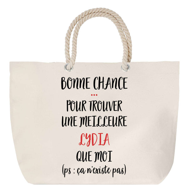 Sac Fête des Mères Mamie Famille Idée Cadeau anniversaire Noël Travail Boulot Métier Départ Retraite Collègue Femme cabas shopping plage