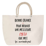 Sac Fête des Mères Mamie Famille Idée Cadeau anniversaire Noël Travail Boulot Métier Départ Retraite Collègue Femme cabas shopping plage