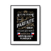 Affiche République Tchèque Femme Parfaite