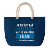 Sac de plage Bleu anse corde Jean Parfait