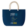 Sac de plage Bleu anse corde J'peux Pas Guitariste
