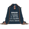sac a dos homme bleu coton recycle avec pochette idee cadeau utile pour collegue papa ou ami cadeau homme noel anniversaire secret santa ou depart a la retraite sac durable pratique et robuste design sobre et elegant